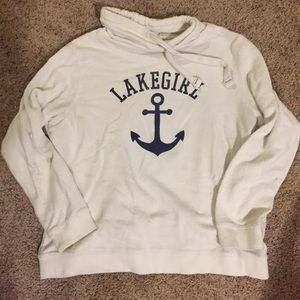 Women’s cowl neck sweatshirt